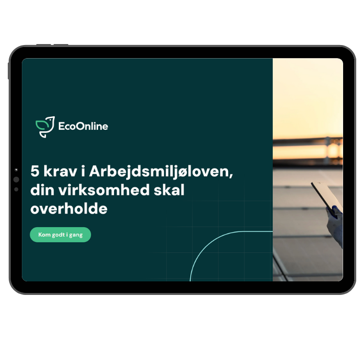 5 krav i Arbejdsmiljøloven - forside