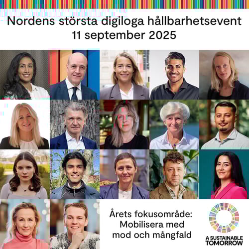 Hållbarhetsevent A Sustainable Tomorrow - talare 2025