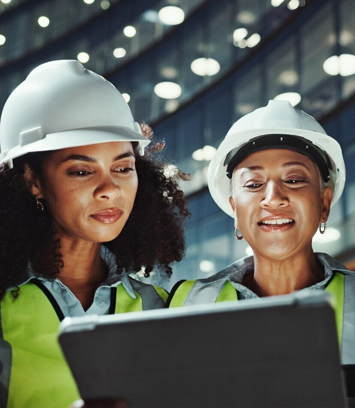Women at tablet